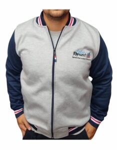 Hoodie beisbolero bordado